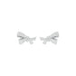 Flair Twist Diamond Stud Earrings 18 KT / White Gold