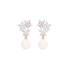 Mosslight Diamond Drop Earrings 18 KT / Rose Gold