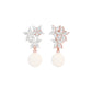 Mosslight Diamond Drop Earrings 18 KT / Rose Gold