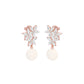 Mosslight Diamond Drop Earrings 18 KT / Rose Gold