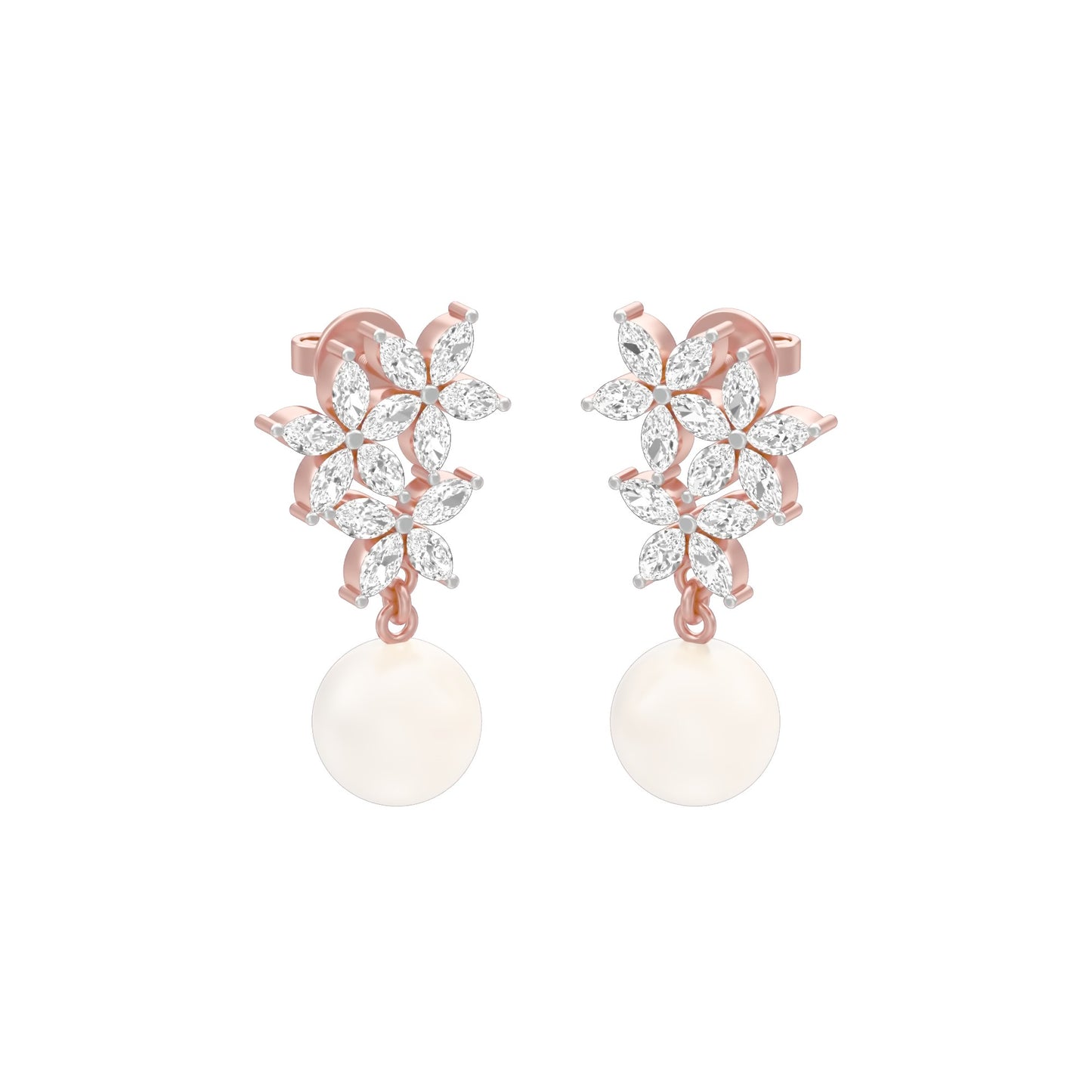 Mosslight Diamond Drop Earrings