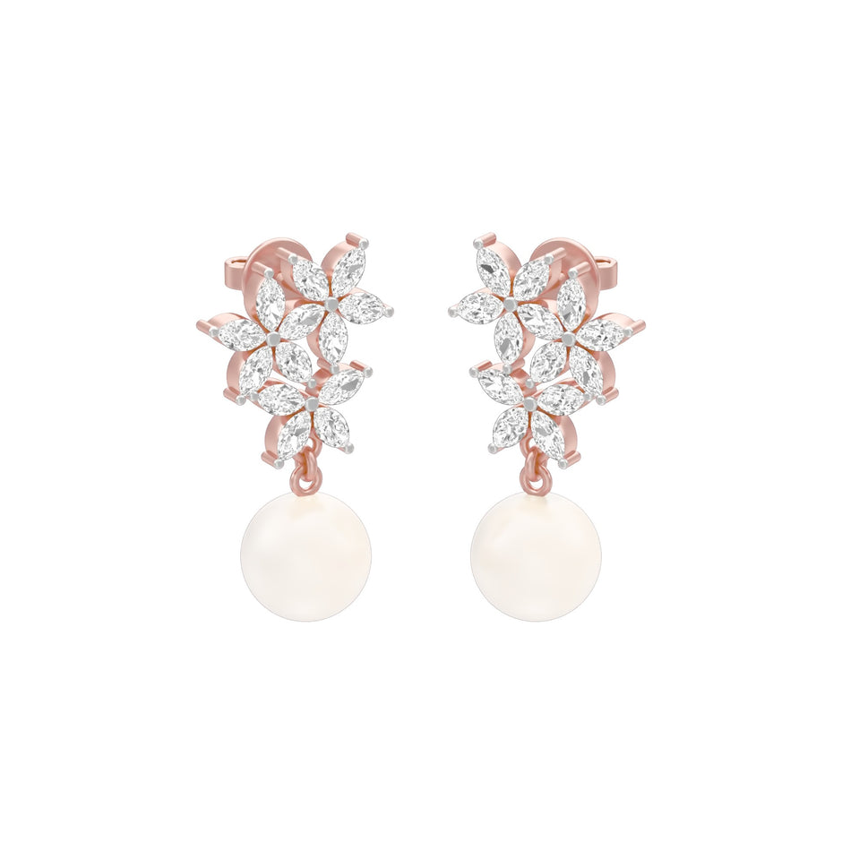 Mosslight Diamond Drop Earrings