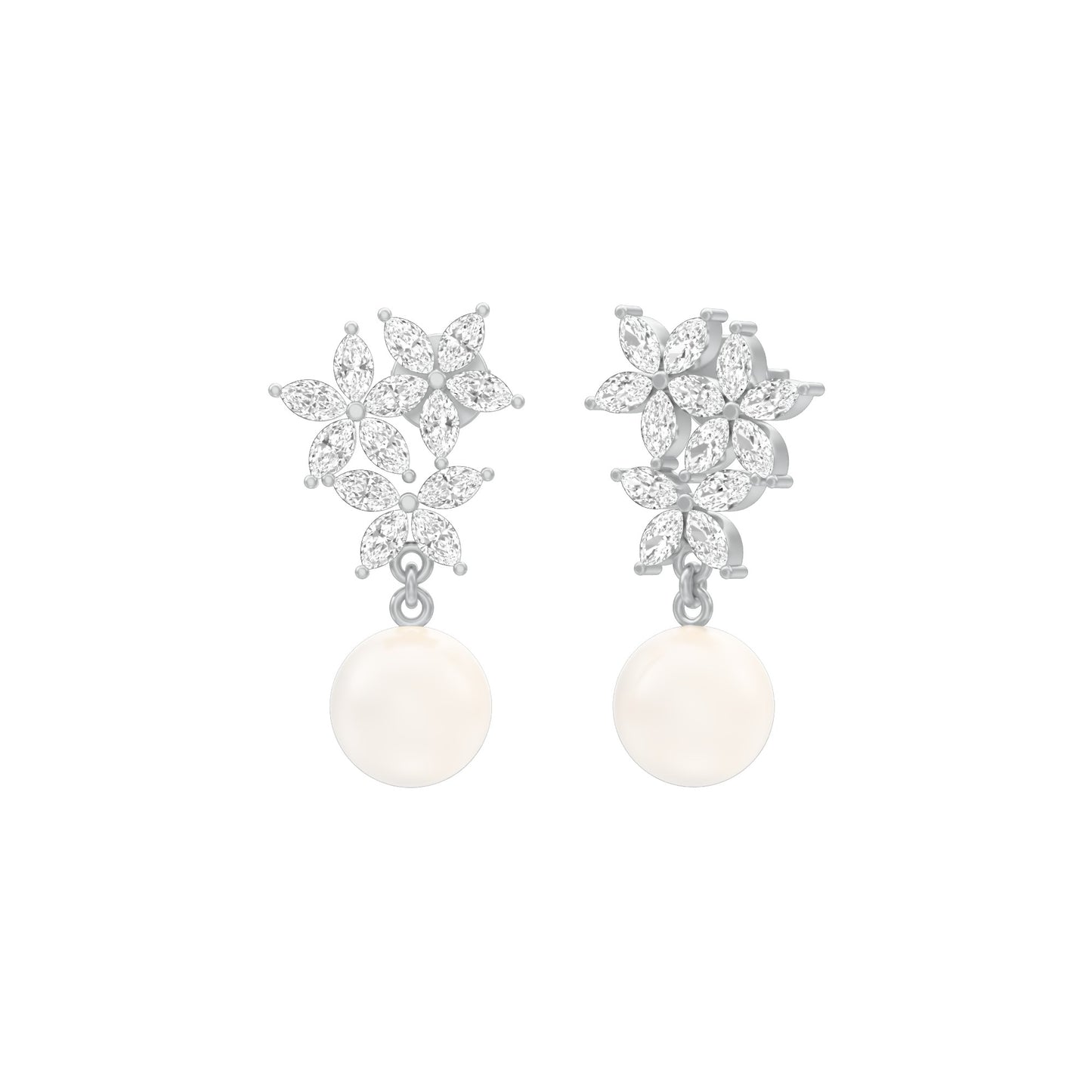 Mosslight Diamond Drop Earrings