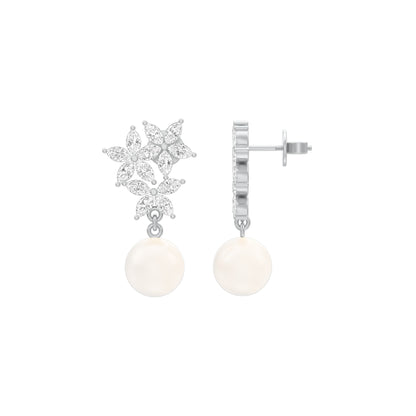 Mosslight Diamond Drop Earrings