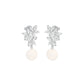 Mosslight Diamond Drop Earrings 18 KT / White Gold