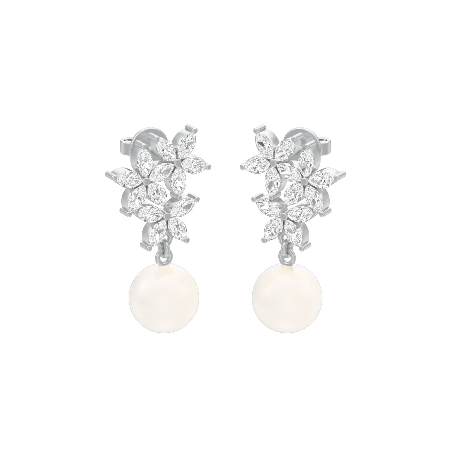 Mosslight Diamond Drop Earrings
