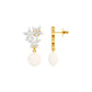 Mosslight Diamond Drop Earrings 18 KT / Yellow Gold