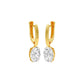 Night-Ready Diamond Drop Earrings 18 KT / Yellow Gold