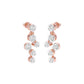 Dots in Motion Diamond Drop Earrings 18 KT / Rose Gold