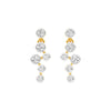 Dots in Motion Diamond Drop Earrings 18 KT / Yellow Gold