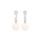 Classic Glowing Diamond Drop Earrings 18 KT / Rose Gold