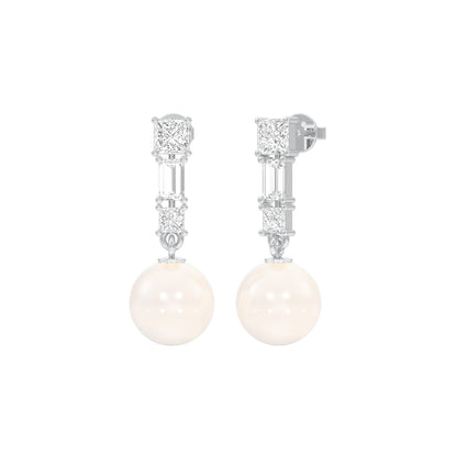 Classic Glowing Diamond Drop Earrings