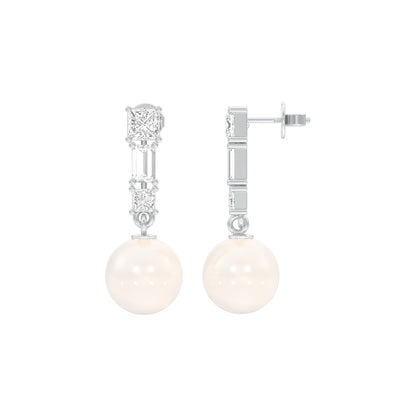 Classic Glowing Diamond Drop Earrings