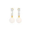 Classic Glowing Diamond Drop Earrings 18 KT / Yellow Gold