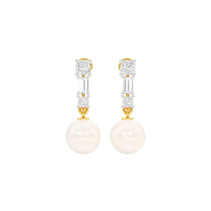 Classic Glowing Diamond Drop Earrings
