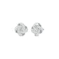Untied Knots Diamond Stud Earrings 18 KT / White Gold