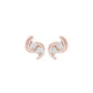 Spinlight Diamond Stud Earrings 18 KT / Rose Gold