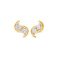Spinlight Diamond Stud Earrings 18 KT / Yellow Gold