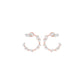 Petal Trail Diamond Stud Earrings 18 KT / Rose Gold
