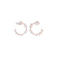 Petal Trail Diamond Stud Earrings 18 KT / Rose Gold