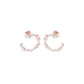 Petal Trail Diamond Stud Earrings 18 KT / Rose Gold