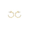 Petal Trail Diamond Stud Earrings 18 KT / Yellow Gold