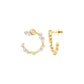 Petal Trail Diamond Stud Earrings 18 KT / Yellow Gold