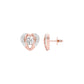 Mini Memento Diamond Stud Earrings 18 KT / Rose Gold