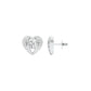 Mini Memento Diamond Stud Earrings 18 KT / White Gold