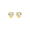 Mini Memento Diamond Stud Earrings 18 KT / Yellow Gold