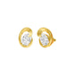 Twinkling Orbs Diamond Stud Earrings 18 KT / Yellow Gold