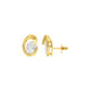Twinkling Orbs Diamond Stud Earrings 18 KT / Yellow Gold