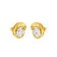 Twinkling Orbs Diamond Stud Earrings 18 KT / Yellow Gold