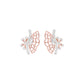 Flying Wings Diamond Stud Earrings 18 KT / Rose Gold