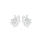 Flying Wings Diamond Stud Earrings 18 KT / White Gold