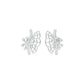 Flying Wings Diamond Stud Earrings 18 KT / White Gold
