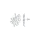 Flying Wings Diamond Stud Earrings 18 KT / White Gold