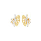 Flying Wings Diamond Stud Earrings 18 KT / Yellow Gold