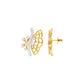 Flying Wings Diamond Stud Earrings 18 KT / Yellow Gold
