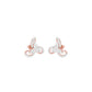 Bloom Luxe Diamond Stud Earrings 18 KT / Rose Gold