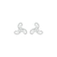 Bloom Luxe Diamond Stud Earrings 18 KT / White Gold