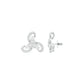 Bloom Luxe Diamond Stud Earrings 18 KT / White Gold