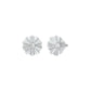 Sunflare Diamond Stud Earrings 18 KT / White Gold
