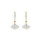 Prism Trail Diamond Drop Earrings 18 KT / Yellow Gold