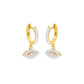 Prism Trail Diamond Drop Earrings 18 KT / Yellow Gold