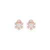 Celeste Bloom Diamond Stud Earrings 18 KT / Rose Gold