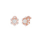 Celeste Bloom Diamond Stud Earrings 18 KT / Rose Gold