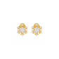 Celeste Bloom Diamond Stud Earrings 18 KT / Yellow Gold