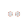 Glowline Diamond Stud Earrings 18 KT / Rose Gold