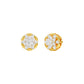 Glowline Diamond Stud Earrings 18 KT / Yellow Gold